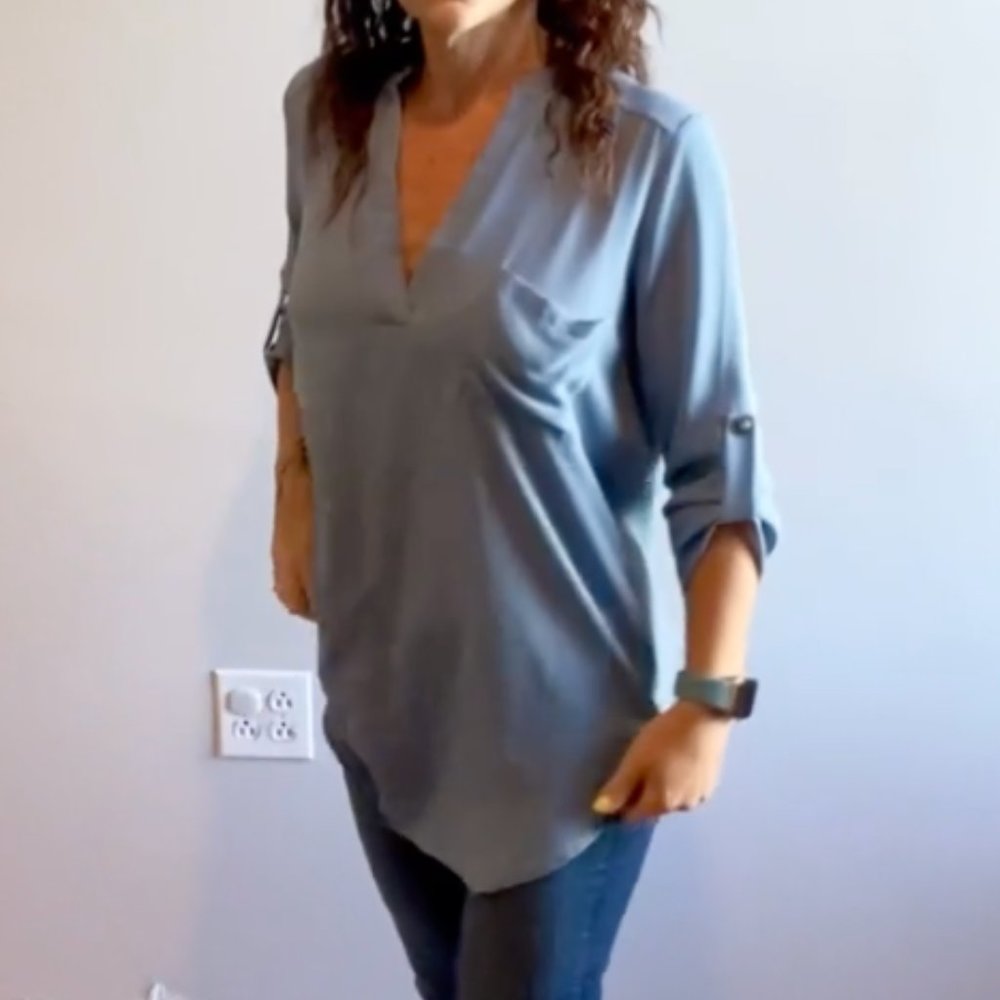 LUSH LONG SHIRT BLOUSE